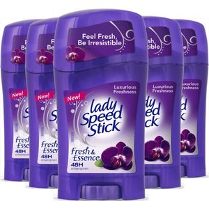 Lady Speed Stick Luxurious Freshness Deodorant Stick - 5 x 45g