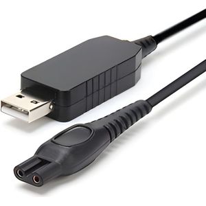 Kbstronics oplader geschikt voor Philips Oneblade QP2530 QP2630 QP2510 QP2620 QP2531- 1M - geschikt voor Oneblade - laadsnoer