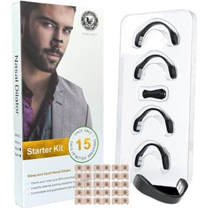 Magnetische Neusstrips - Voor Sporten En Slapen - Neusstrips - Anti Snurk Neusclips - Neusspreider - 15 Paar