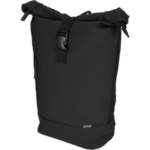 Norlander - Rolltop Rugzak - Zwart - Vegan Dull PU - 25L