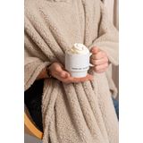 JENS Living Teddy Deken - Hoodie - Unisex - Taupe