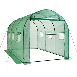 Relaxdays Tomatengewächshaus Stahlrohr u. Folie 150x100x50 cm (HxBxT