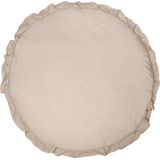 MamaLoes Soft Cotton Ruffle Ecru 90 cm Rond Boxkleed ML020241