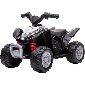 Eco Toys - Honda Elektrische Kinder Quad - Zwart - Met Claxon & Gas Pedaal