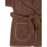 MamaLoes - Badstof Badjas - Chocolade Bruin - 100% Katoen