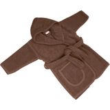 MamaLoes - Badstof Badjas - Chocolade Bruin - 100% Katoen