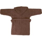 MamaLoes - Badstof Badjas - Chocolade Bruin - 100% Katoen