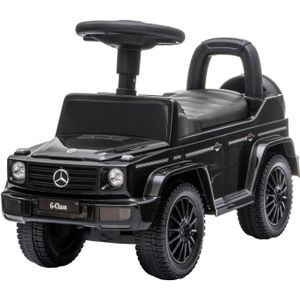 Eco Toys - Mercedes Benz G-Klasse - Loopauto - Zwart - Duurzaam Materiaal