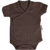 MamaLoes - Romper - Chocolade - 100% Katoen - Drukknoopjes