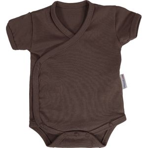 MamaLoes - Romper - Chocolade - 100% Katoen - Drukknoopjes