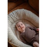 MamaLoes - Korte Mouw Overslag Romper - Chocolade - Katoen