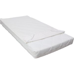 MamaLoes - Jersey Waterproof Matrasbeschermer - Wit - 70x140/150 cm