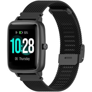 Strap-it ID205L Milanese band (zwart)