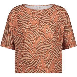 Tramontana Top Korte Mouw - Plume Parade - Kleur: Gold