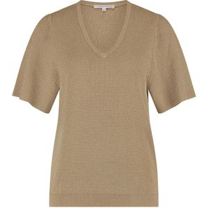 Tramontana - V-Neck Lurex Jumper - Groen - 75% CV 10% PA 15% MTF