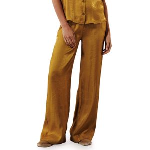 Tramontana - Casual Broek - Brons - Wijde Pijp Pasvorm