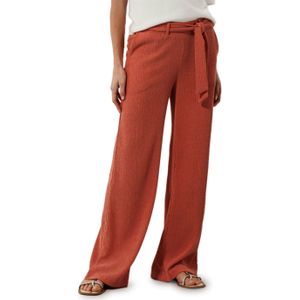 Tramontana - Belted Trousers - Terra - Katoen