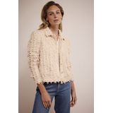 Tramontana - Fancy Frilled Jacket - Jasje - Crème