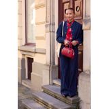 Tramontana - Pinstriped Denim Bomberjack - Donkerblauw - Jacks