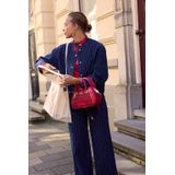 Tramontana - Pinstriped Denim Bomberjack - Donkerblauw - Jacks