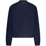 Tramontana - Pinstriped Denim Bomberjack - Donkerblauw - Jacks