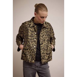 Tramontana - Jacquard Jacket - Donkergroen - Damesjas - Lange Mouwen