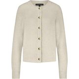 Tramontana - Sequin Cardigan - Gebreid Vest - Ecru - Met Pailletten