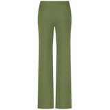 Tramontana - Structured Wide-Leg Trousers - Olijf - Broek