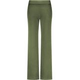 Tramontana - Structured Wide-Leg Trousers - Olijf - Broek