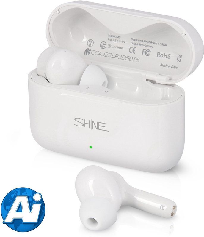 Shine - Draadloze Oordopjes - Bluetooth 5.0 - 127 Talen