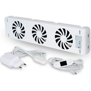 Radiator ventilator Single Set- Verwarming ventilatie - Geschikt voor bijna alle typen radiatoren