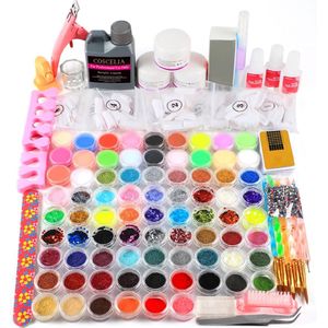 Nifkos Acrylnagels Starterspakket - Acryl Nagels Starter Kit Set - Plaknagels - Nagellijm - Nailart - Kunstnagels - Kunstnagels - Startset - Manicure Set voor Nail Art Kit - Nagel Decoratie - Acryl poeders - Acryl vloeistof -