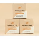 3x Shampoo Bar Honing + Bamboe plank bundel
