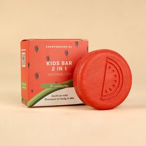 ShampooBars - 2-in-1 Kids Bar - Watermeloen - Vegan - Milieuvriendelijk