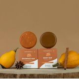 Shampoo Bar Pumpkin Spice | Handgemaakt in Nederland | Plasticvrij | 100% biologisch afbreekbare verpakking
