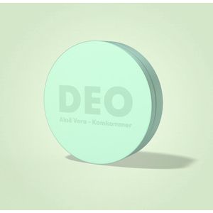 Shampoobars - Natuurlijke Deodorant - Aloë Vera - Komkommer - 50gr