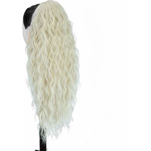 Gratis Kleuranalyse! - Miss Ponytails - Beachwave ponytail extentions - 26 inch - Blond 27/613 - Hair extentions - Haarverlenging