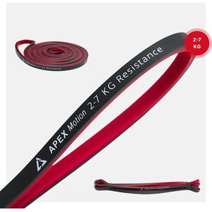 APEX Motion Premium Resistance Bands 2-7 KG - Weerstandsbanden - Powerbands - Tweelaags - 100% Natuurlijk Latex & Huidveilig