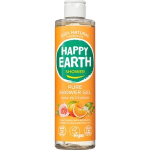 Happy Earth - Pure Shower Gel - Rose - Vegan - 100% Natuurlijk