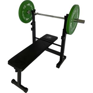 AJ-Sports Bench press - Halterbank - Fitnessbank - Bankdrukbank - Fitness bank - Bench - Fitness - Workout - Krachttraining - Exclusief gewichten