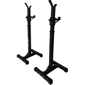 AJ-Sports Haltersteunen - Power rack - Squat Rack - Halterrek - Fitness - Workout - Bodybuilding - Krachttraining - Verstelbaar in hoogte