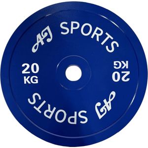 AJ-Sports Halterschijf 20 kg - halterschijven 50 mm - Gewichten set - Halters - Halterset - Halterstang - Halterbank - Fitness - Krachttraining