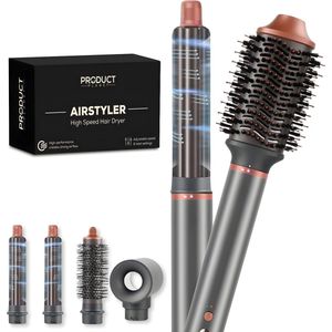 ProductPlanet - Ultimate 6 in 1 Airstyler - Champagne/Goud - Föhnborstel