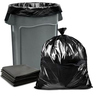Afvalzakken – 100% recycle vuilniszakken / lekbestendig / Blad / 200 stuks / 50 liter / 55*70cm.