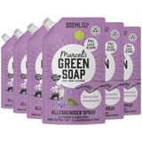 6x Marcel's Green Soap Allesreiniger Spray Lavendel & Rozemarijn Navulling 500 ml