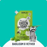 6x Marcel's Green Soap Allesreiniger Spray Basilicum & Vertivert Gras Navulling 500 ml
