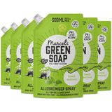 6x Marcel's Green Soap Allesreiniger Spray Basilicum & Vertivert Gras Navulling 500 ml