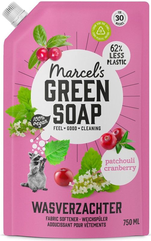 Marcel's Green Soap - L'après-shampoing - Patchouli - Biologisch - 30 Wasbeurten