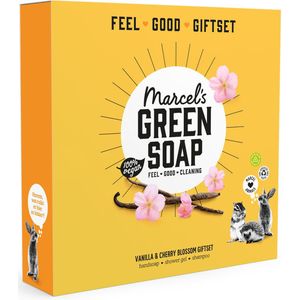 Marcel's Green Soap Giftbox Vanille Cherry Blossom 3 stuks