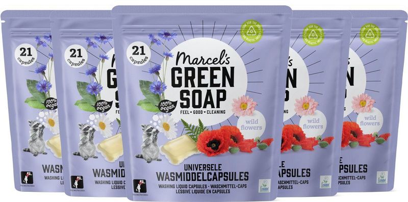 Marcel's Green Soap - Wascapsules - Wilde Bloemen - 21 Capsules